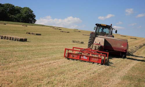 Contract Hay Making for Essex Farm Services Ltd