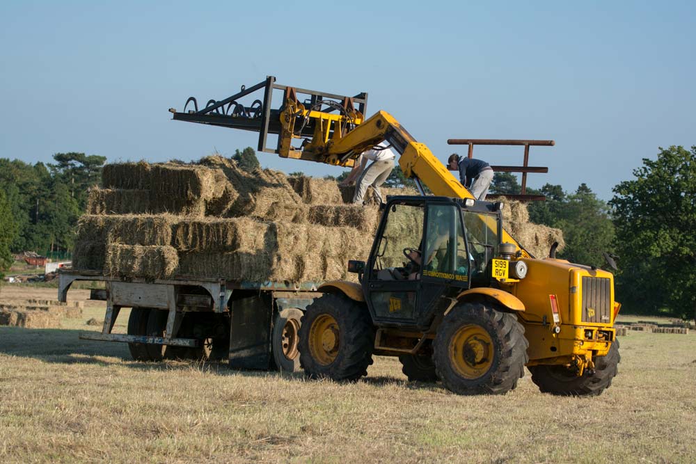 Contract Hay Making for Essex Farm Services Ltd